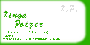 kinga polzer business card